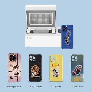 Vimshi qr code mobile phone case device self-service printers for sublimation of cell phone cases