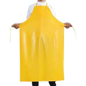 Grembiule in TPU ad Alte Prestazioni, Impermeabile, Bianco, in Plastica, Gomma, Vinile, Poliuretano, per Saldatura e Macelleria, Resistente agli Agenti Chimici, Vestibilità Regolare - Product Image 4