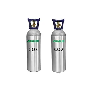 ถังแก๊สออกซิเจนอาร์กอนปรับแต่งถัง Co2 แรงดันสูง DOT / ISO 40l เหล็ก 1,000 ลิตรแก๊สทางการแพทย์แรงดันสูง