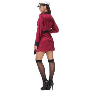 Costume de marin pour femme, taille M-XL, bleu marine, pour fête, carnaval, jeu de rôle, costume de capitaine, costume de performance, costume d'Halloween - Product Image 2
