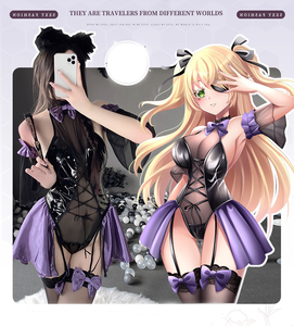 Ropa interior Sexy Lolita, Mono de <span class=keywords><strong>Anime</strong></span>, lencería erótica de peluche, traje de baño de una pieza, disfraz de Cosplay Kawaii, tentación de sirvienta encantadora - Product Image 2