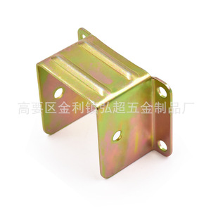 Support de plateau en bois Hirotaka, support en fer 38x29x10x42mm, connecteur d'étagère durable plaqué - Product Image 1