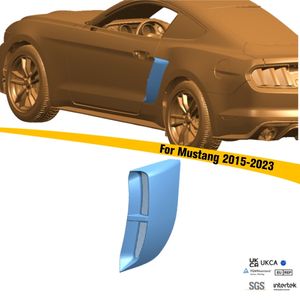 Cubierta Decorativa Haosheng para Ventilación Lateral, Cubierta de Plástico Brillante <span class=keywords><strong>Negra</strong></span> para Ventilación Lateral Trasera para <span class=keywords><strong>Mustang</strong></span> 2015-2023 - Product Image 1