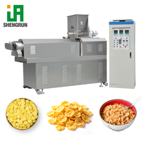 Machine automatique de fabrication de céréales pour le petit-déjeuner, extrudeuse de flocons de maïs croustillants, flocons de riz, ligne de production complète de flocons de maïs