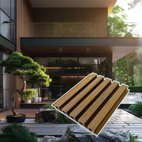 Panel Dinding Eksterior ASA WPC Co-Extruded Tahan Api dan Tahan Air untuk Vila, Rumah Rakitan Sendiri, Kawasan Wisata, dan Kamar Mandi