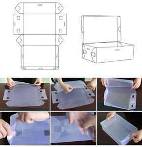Açık istiflenebilir ayakkabı kutusu düz ayakkabı kutusu şeffaf plastik ayakkabı kutusu - Product Image 6