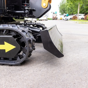 Miniexcavadora con enganche rápido y pala niveladora para paisajismo en patios traseros y trabajos en macizos de jardín, servicio OEM ODM - Product Image 5