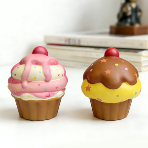 Juguete Antiestrés con Forma de Helado al por Mayor, OEM/ODM, Logotipo Personalizado, Regalo Promocional, Juguete Sensorial para Aliviar el Estrés, Juguetes Blandos para Apretar - Product Image 2
