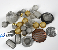 Disesuaikan 304 316 kawat baja tahan karat Filter layar Mesh bulat tutup saringan keranjang mangkuk