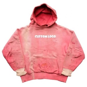 Wholesale men's custom logo oversized hoodies manufacturers anti-shrink cheap <span class=keywords><strong>bape</strong></span> Hoodie cheap distressed hoodie - Product Image 4