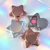 Flacon coulissant Pentagon personnalisé et recyclable sans air pour gloss, rouge à lèvres, baume à lèvres et blush, avec logo couleur personnalisé
