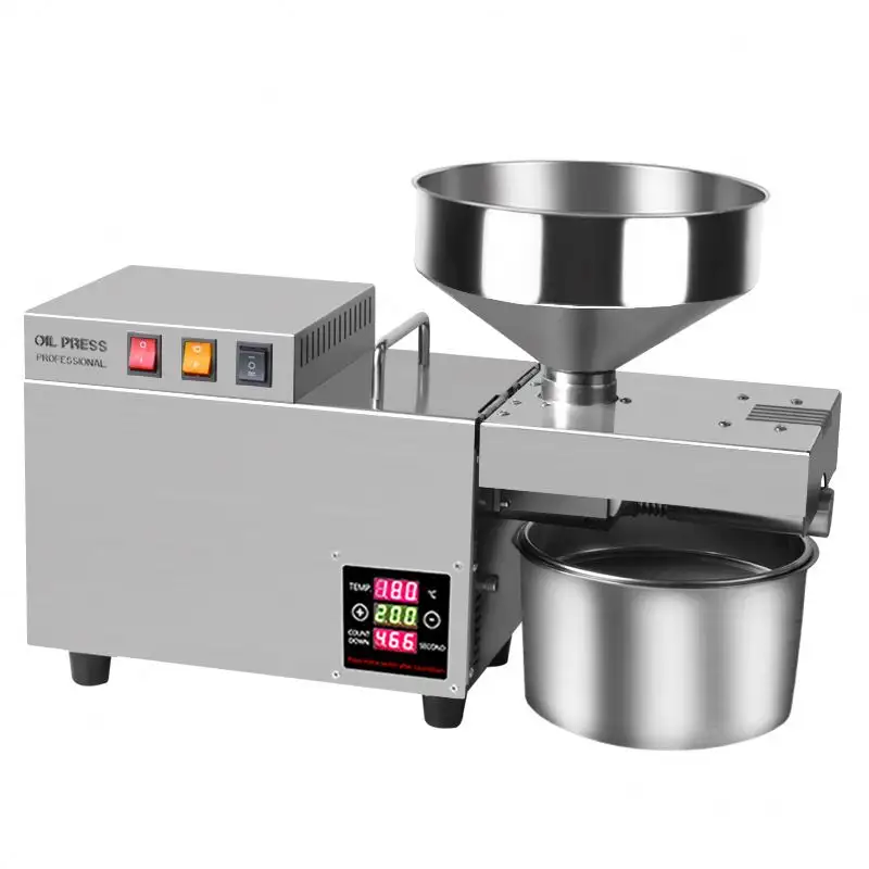 2024 Hot Sale Small Automatic Home Use Cold Press Oil Machine Peanut Soybean Olive Oil Press Machine
