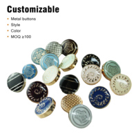Bouton pression rond en alliage de Zinc de 20mm motif Rectangle personnalisé décoration style vêtements boutons bouton en métal