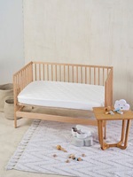 Colchón de Cuna para Bebé de Alta Calidad, Personalizado, Suave, Transpirable, Portátil, de Esponja de Alta Densidad, Lavable, con Cierre