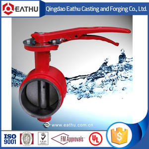 <span class=keywords><strong>Vanne</strong></span> papillon de poignée de volant de connexion de cannelure - Product Image 2