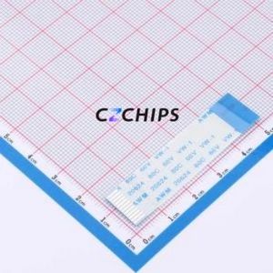 HX FFC-1.0-12P-50mm F FFC Cable (Flexible Flat Cable) P=1mm Connector 12P 1mm 0.3mm Reverse - Product Image 1