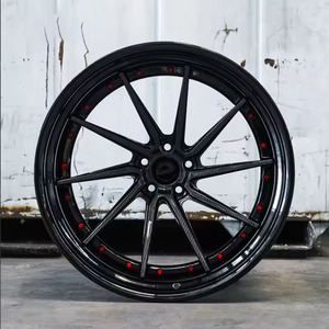 Nouvelles jantes sport en fibre de carbone forgée à cinq branches, 5 trous, entraxe 115 mm, 17-26 pouces, argentées, à déport profond, pour AUD - Product Image 5