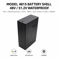 Boîtier de batterie marin solaire étanche en ABS/PC personnalisé 4815 48V 51.2V, vide, noir/gris/vert, pour pack de cellules 18650