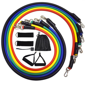 Bandes de résistance réglables LXY-2006 TPE, durables, logo personnalisé, ensemble de 11 bandes de résistance en boucle - Product Image 5