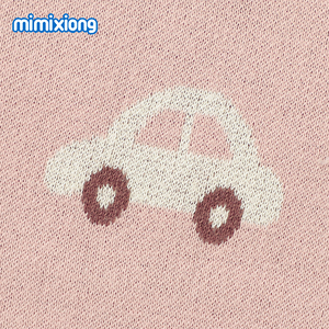 Hot Bán Mimixiong Lovey Khuôn Mẫu Dệt Kim Móc Bé Chăn 100% Bông Mềm Chăn - Product Image 2