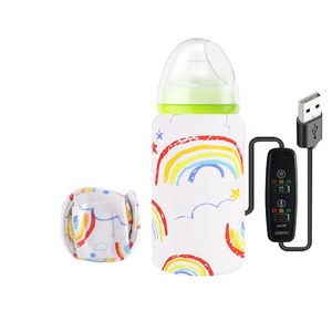 Portable <strong>Baby</strong> <strong>Bottle</strong> Warmer Bags with <strong>Baby</strong> <strong>Feeding</strong> <strong>Bottles</strong> USB Rechargeable Heater <strong>Milk</strong> Best <strong>Bottle</strong> Warmer