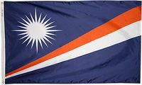 Expédition rapide Nouvelle bannière de drapeau numérique imprimée pour l'amitié entre les États-Unis et les Îles Marshall, 3x5 pieds, pour décorations extérieures