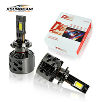 Ampoule de phare LED super lumineuse D2S D4S, kit de phares Canbus, 4500LM, étanche, 100% LED, série D