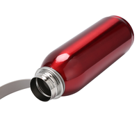 Bouteille d'eau sport en acier inoxydable de qualité alimentaire en forme de gourde avec isolation thermique, écologique, capacité 350-700 ml
