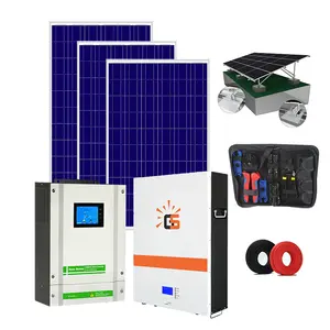 5kw 10kw 1kw 3kw 8kw 15kw 20kw 30kw 50kw off grid solar power system solar panel kit