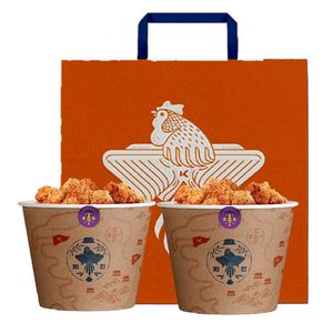 Bolsa de Papel Kraft para Llevar Comida, con Asas, Impresa con Logotipo Personalizado, Color Marrón CMYK, 4 Colores, Ecológica y Reciclable - Product Image 6