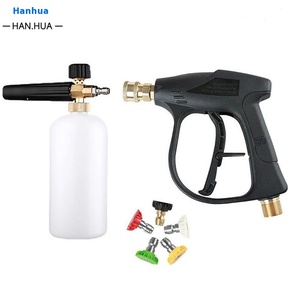 Pour <span class=keywords><strong>Karcher</strong></span> HD HDS série générateur de mousse électrique haute <span class=keywords><strong>pression</strong></span> buse réglable cuivre matière plastique neige savon lave-auto - Product Image 1