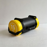 Saco de Arena de Cuero para Entrenamiento con Pesas, Ejercicio de Sentadillas, Fitness en Interiores, Alivio del Estrés, Entrega Directa de Fábrica