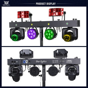 Iluminação de Palco DJ Disco Equipamento de DJ Gig Bar 12*1W RGBW 5 em 1 Luz de Palco <span class=keywords><strong>LED</strong></span> Profissional Portátil com Suporte - Product Image 4