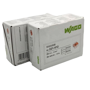 221-612 Copper Contact <b>Wire</b> Connector with Operating Lever PC Housing 2pin Max 4mm 2-<b>Wire</b> Transparent 500V 32A - Product Image 3