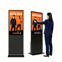 Totem pubblicitario digitale 4K con touch screen da 49, 55, 65 pollici per supermercati, chioschi e display LED LCD