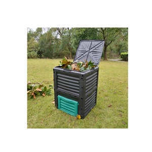 VERTAK 300L Outdoor Farm Large Plastic Fertilizer Composter Foldable Worm Compost Bin