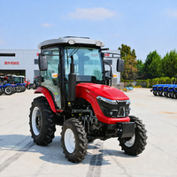 Tracteur diesel compact polyvalent 1104HP avec garantie longue durée, 18HP, haute vitesse, cabine climatisée, idéal pour le labour, la plantation et la récolte en grande exploitation agricole