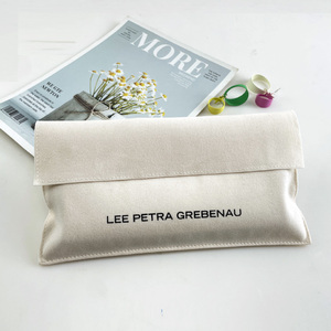 Faux Suede Dust Bag for Cover Handbag Custom Logo Printed Jewelry Packaging Purse Suit T-Shirt Packing Pouch Dust Velvet Bag - Product Image 3