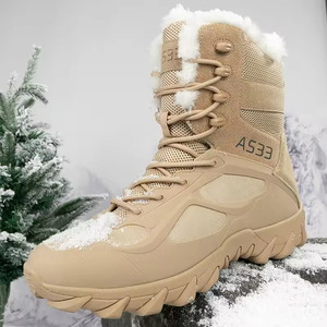 Bottes de randonnée d'hiver pour hommes, grande taille, imperméables, antidérapantes, résistantes à l'usure, chaussures de randonnée en plein air - Product Image 6