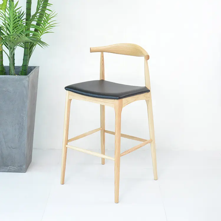 Fuente de la fábrica Buen Precio de madera Retro Bar silla en venta