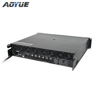 Aoyue DSP-10Q équipement de sonorisation amplificateurs 4 canaux écran tactile sapin puissance amplificateur de son dsp