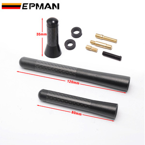 <span class=keywords><strong>Antena</strong></span> Universal Negra para <span class=keywords><strong>Auto</strong></span> EPMAN de 3.5cm 8cm 12cm, <span class=keywords><strong>Antena</strong></span> Decorativa de Techo <span class=keywords><strong>Tipo</strong></span> Aleta de Tiburón para Camioneta, Fibra de Carbono, EPTX001M35 - Product Image 2
