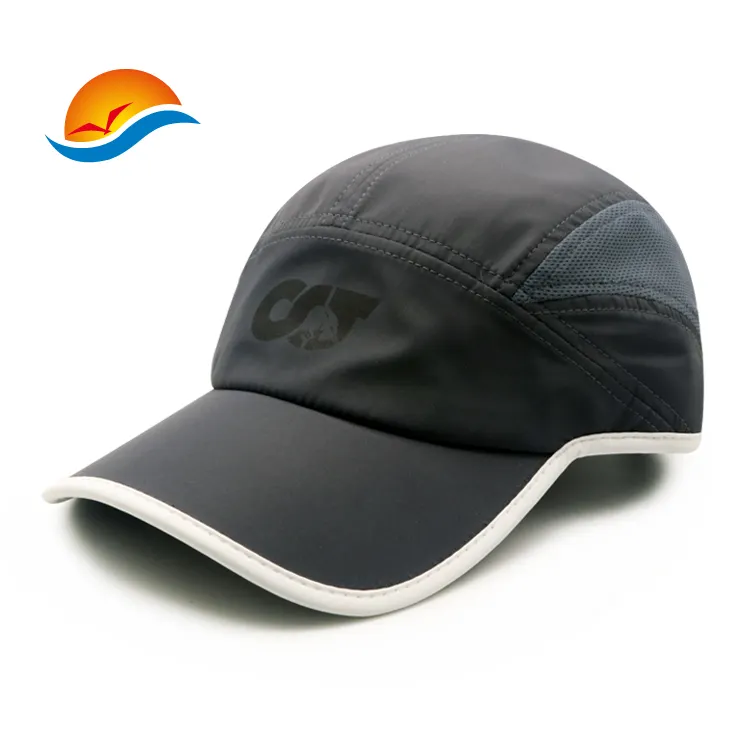 หมวกเบสบอลสำหรับผู้ชาย,หมวกลำลองหมวก7แผงยินดีต้อนรับโลโก้แบบกำหนดเองแห้งเร็วระบายอากาศได้