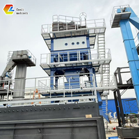 Ligne de production de béton asphaltré à faible bruit avec moteur PLC, système de malaxage à froid haute efficacité, prix compétitif