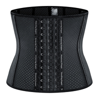 Corsé Moldeador de Cintura para Mujer Tallas Grandes, Transpirable, con Diseño Calado, Varillas de Acero y Botones de Látex, Más Vendido