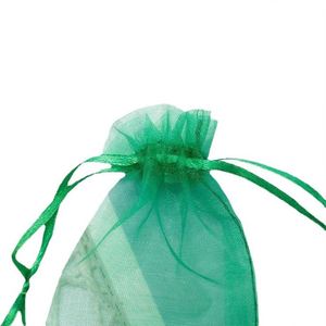 Mini Mesh Pouch Custom Organza 8x10cm Drawstring <b>Bag</b> Jewelry Earring Packing Gift Pouch for Christmas Party - Product Image 5