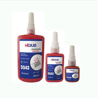 Fournisseur chinois 50ml Rouge Bleu 5543 Ptfe Revêtement Liquide Ptfe Adhésif pour Joints Filetés