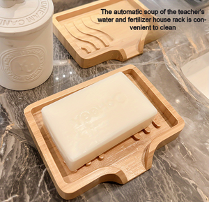 <span class=keywords><strong>Portasapone</strong></span> in Legno Massello Fatto a Mano per Bagno - Vassoio Drenante con Fessure Mantiene il Sapone Asciutto e Ordinato - Product Image 4