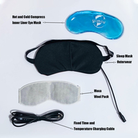 Compresse chaude/froide à double effet pour les soins des yeux, soulagement de la douleur et du stress, apaisement et réduction des gonflements, matériau PVC non toxique