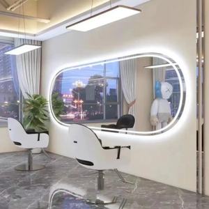 Miroir de coiffure simple à une face avec lumières LED, miroir de salon de coiffure, miroir de table, miroir de salon de coiffure spécial - Product Image 3